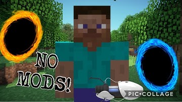 How to make a PORTAL GUN in Minecraft!