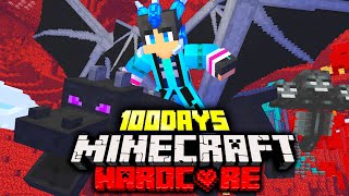 【マイクラ】100日間エンダードラゴンに変身した結果...【マインクラフト】【100日】