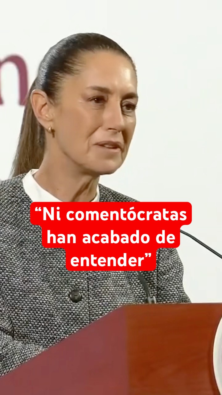 Sheinbaum asegura que la oposición no asimila los avances de la Cuarta Transformación #shorts