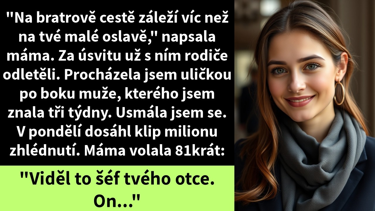 Můj svatební den začal zprávou od mámy: „Na bratrově cestě do Paříže záleží víc než na tvé malé oslavě." Rodiče odletěli s mým bratrem a jeho ženou do první třídy, zatímco já jsem stála před...