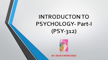 Correlation study | in English| introduction to psychology part-1| psy-312 | by DearKnowledg