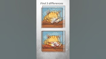 Find the 3 Differences - Challenge!#ytshorts