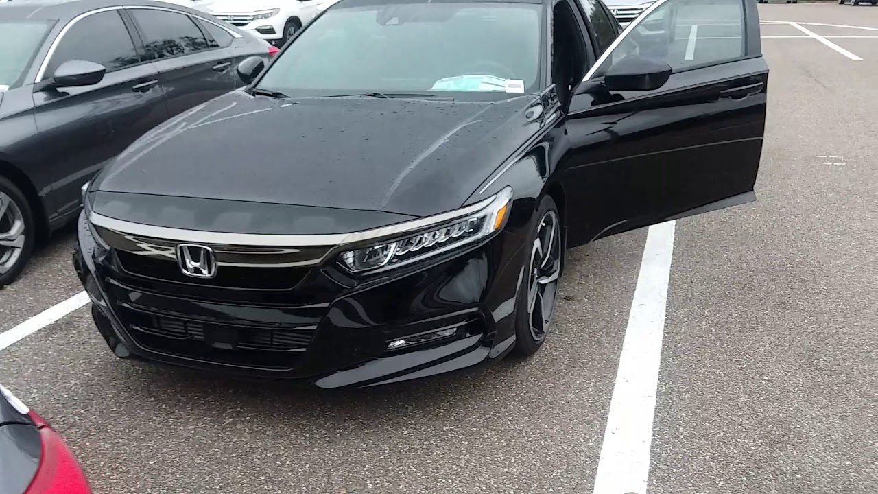 2018 Honda Accord Sport Black On Black