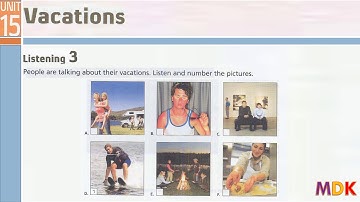 Tactics for Listening Third Edition Basic Unit 15 Vacations