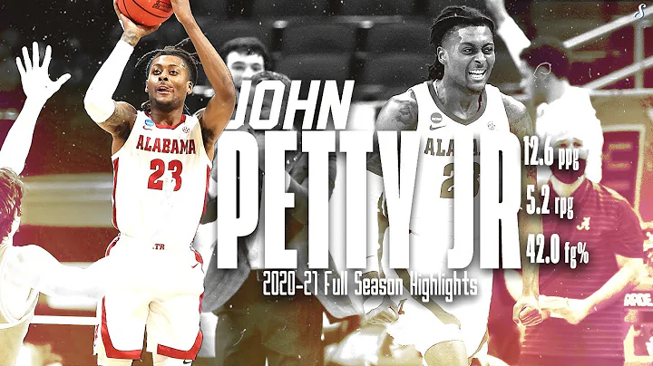 John Petty Jr Alabama 2020-21 Full Season Highligh...