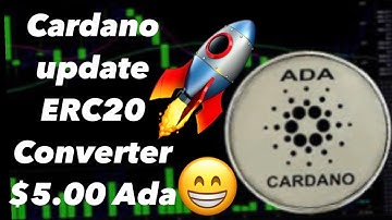 🔥cardano’s ERC20 Release Price Resistance| Ultimate Goal #Ada #Ethereum