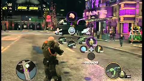 Saints Row The Third invisible gun glitch!