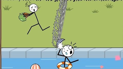 ThiefPuzzle (WEEGOON) All Levels 96-105 Gameplay Walkthrough - Funny Stickman Brain Puzzle Game