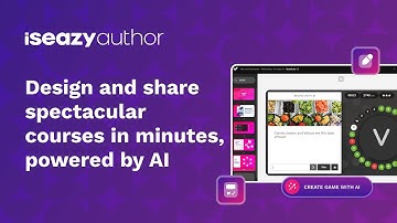 isEazy Author - Design and share spectacular courses in minutes, powered by AI