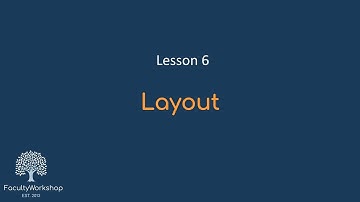 Moodle Lesson 06: Layout