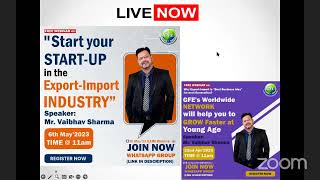 FREE WEBINAR on "Start your START-UP in the Export-Import INDUSTRY" screenshot 5