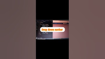 drop down navbar html CSS | How to make a drop down menu using html and CSS #html #css  #education