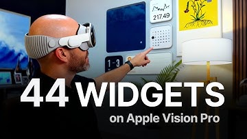 44 visionOS Widgets on Apple Vision Pro You Need to Try!