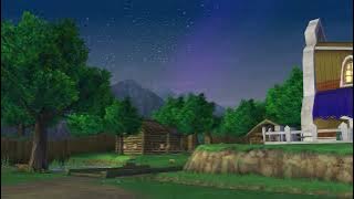 1 Hour of Tranquil RPG Ambience | Dragon Quest VIII Day/Night Nature Sounds 🌿🌌