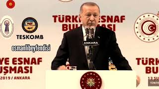 Recep Tayyip Erdoğan’dan Ahi(esnaf) dua’sı.. Resimi