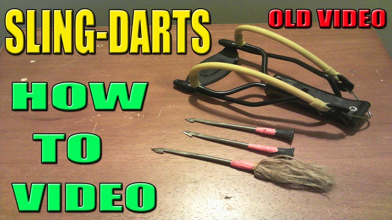 How To Mod A Slingshot To Fire Darts ( Sling Darts ) 