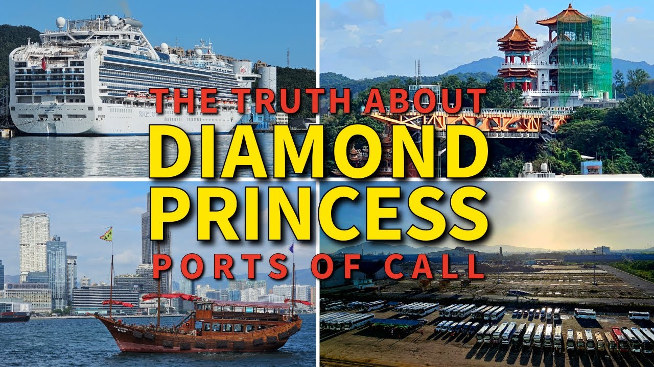 Круиз на лайнере Diamond Princess — ПРАВДА о портах захода — из Японии в Сингапур (ЧАСТЬ ПЕРВАЯ)