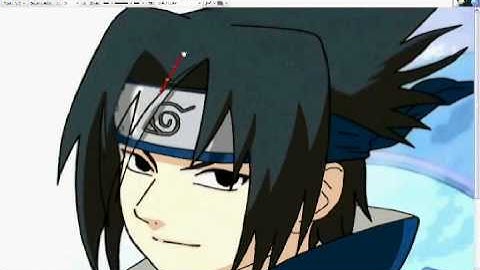 Sasuke Uchiha RPC paint.net Part 2/3 ::: Shading