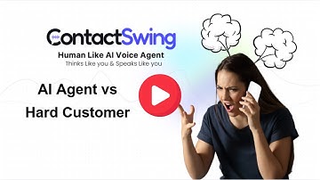 AI Agent gracefully handles a "Rude Customer"  #contactswing #aivoice #voiceassistant #aiassistant