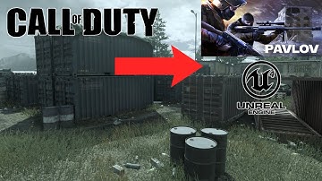 How to port Call of Duty maps to Pavlov VR
