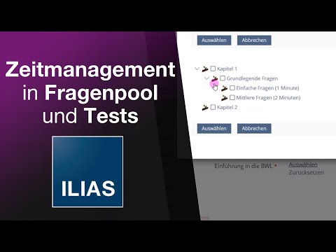 Einfach praktisch: ILIAS Fragenpools und Tests zeitlich steuern (Tutorial 2022)