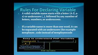 PHP Course L- 5 Part 2  PHP Variable Scope