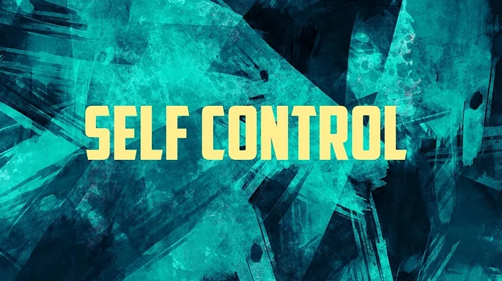 A life of a believer//The fruit of the spirit//Self control