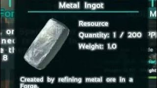 Ark survival evolved how to make Metal ingot
