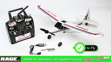 Rage R/C - Super Cub MX - Micro Size Ready-to-Fly Airplane
