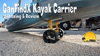 UNBOXING & REVIEW of the Bonnlo Kayak Cart Carrier 