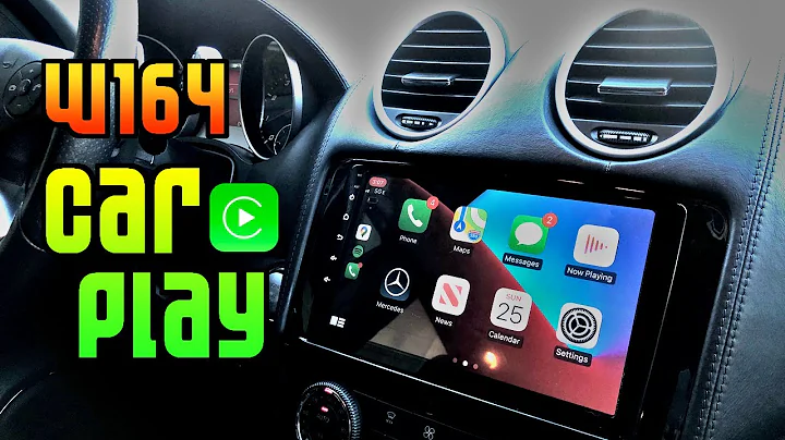 Apple CarPlay for Mercedes ML, GL, and R Class! AVIN 9" Android (W164, X164, W251)