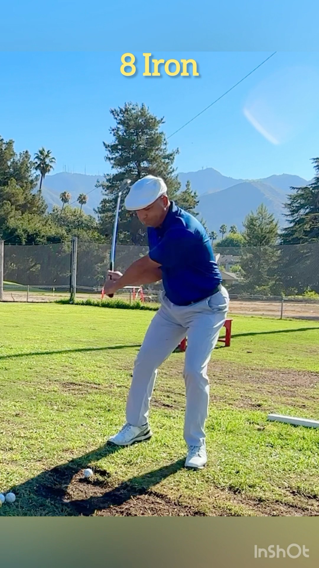 8 iron. I’m a pull hitter. #golf #ott #miracleswing #golfimpact