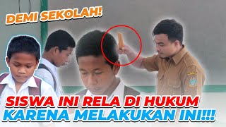 ANAK INI RELA DI HUKUM KARENA MELAKUKAN INI!!!