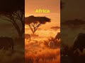 Africa at golden hour 🌅