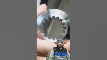Internal Gear Machining! ⚙️ Precision Cutting Inside the Gear #cncsoftware #3dprinting #cncmachining