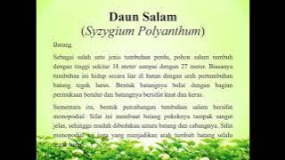 KHASIAT TANAMAN DAUN SIRSAK, MAHKOTA DEWA, DAUN SALAM UNTUK KESEHATAN