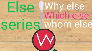why which and whom else