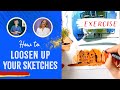 Urban sketching tip how to make your sketches loose and playful
