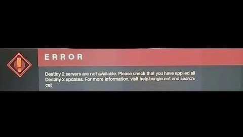 Fix destiny 2 error code cat ps5 | destiny 2 final shape error code cat | destiny 2 error cat