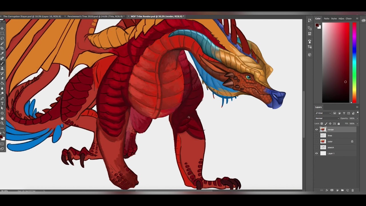 Drawing a Wings of Fire Tribe