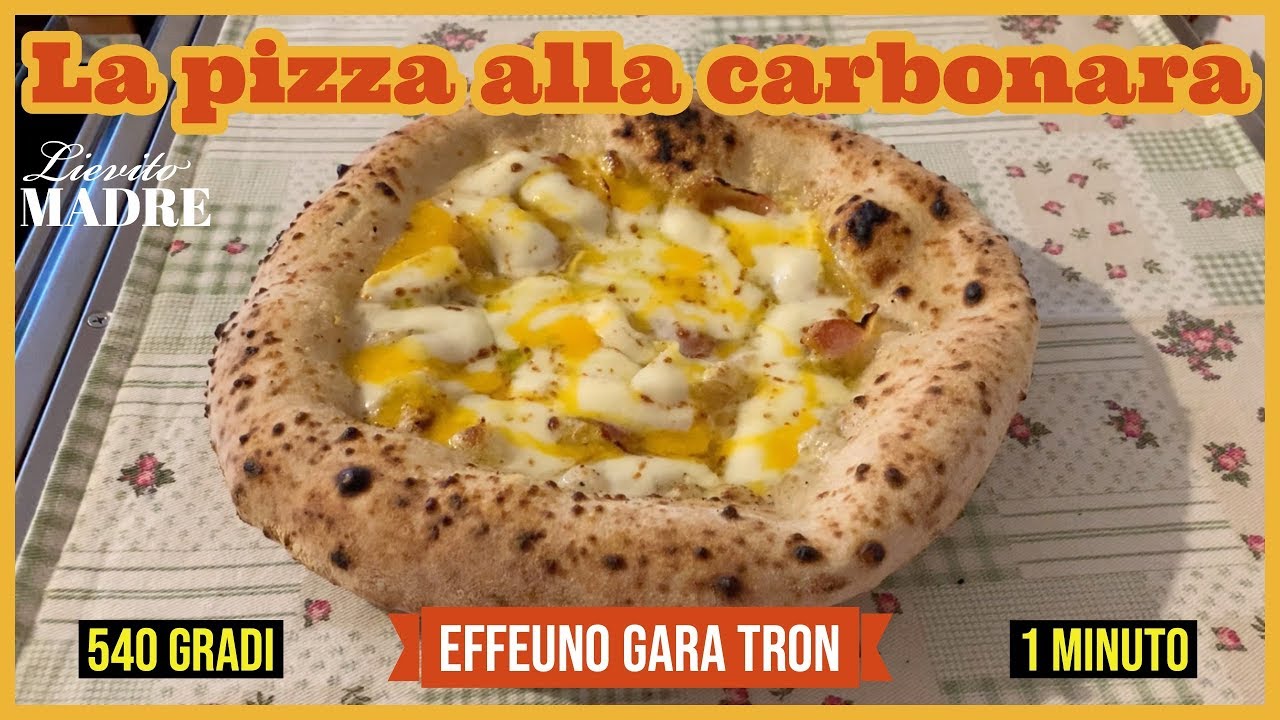 EFFEUNO GARA TRON - Pizza alla Carbonara - NO GIRATA! - YouTube