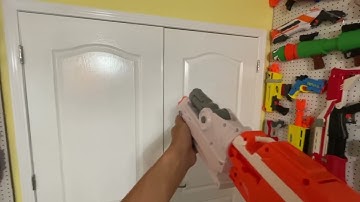 Nerf modulus mediator barrel ￼(attached to blaster) inspect and firing ￼