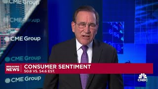Consumer sentiment surprises to downside