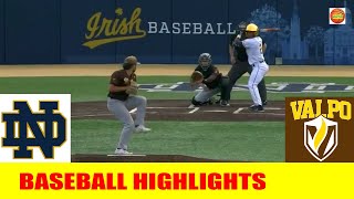 Notre Dame vs Valparaiso Baseball Game Highlights | 2024 College Baseball