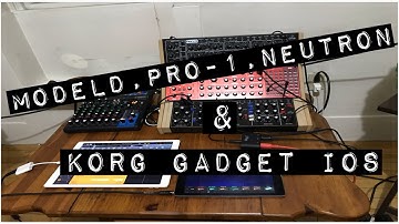 Behringer Model D,Pro-1 & Neutron w/Korg Gadget (Electro/Industrial/Dark Trap)