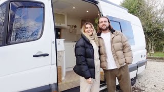 The PERFECT LUXURY VAN CONVERSION 🔥💥⚡️ Full Tour &amp; Costs || Home Cinema &amp; Modern Kitchen 🚐