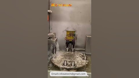 Shaft sleeve 8-station hardening machine tool #Shaftsleeve #hardening #quenching #inductionheating