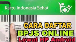 Tutorial Cara Daftar BPJS Online melalui Handphone - Durasi: 14.10. 