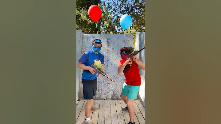 Paintball Balloon Pop Racing is INTENSE!!