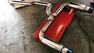 Сварка TIG, день второй. Выхлоп на СуБу 1000 коней.  Exhaust Subaru wrx STI 1000 hp.